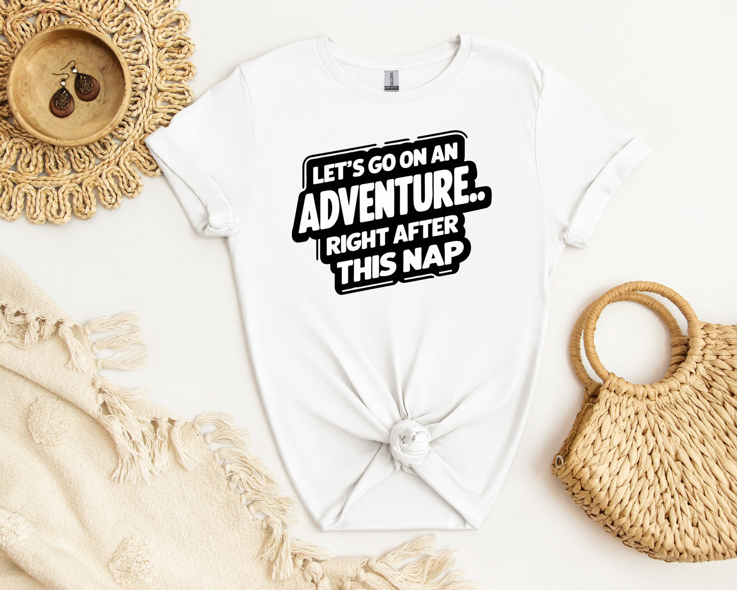 Let's go on an adventure - Unisex Softstyle T-Shirt