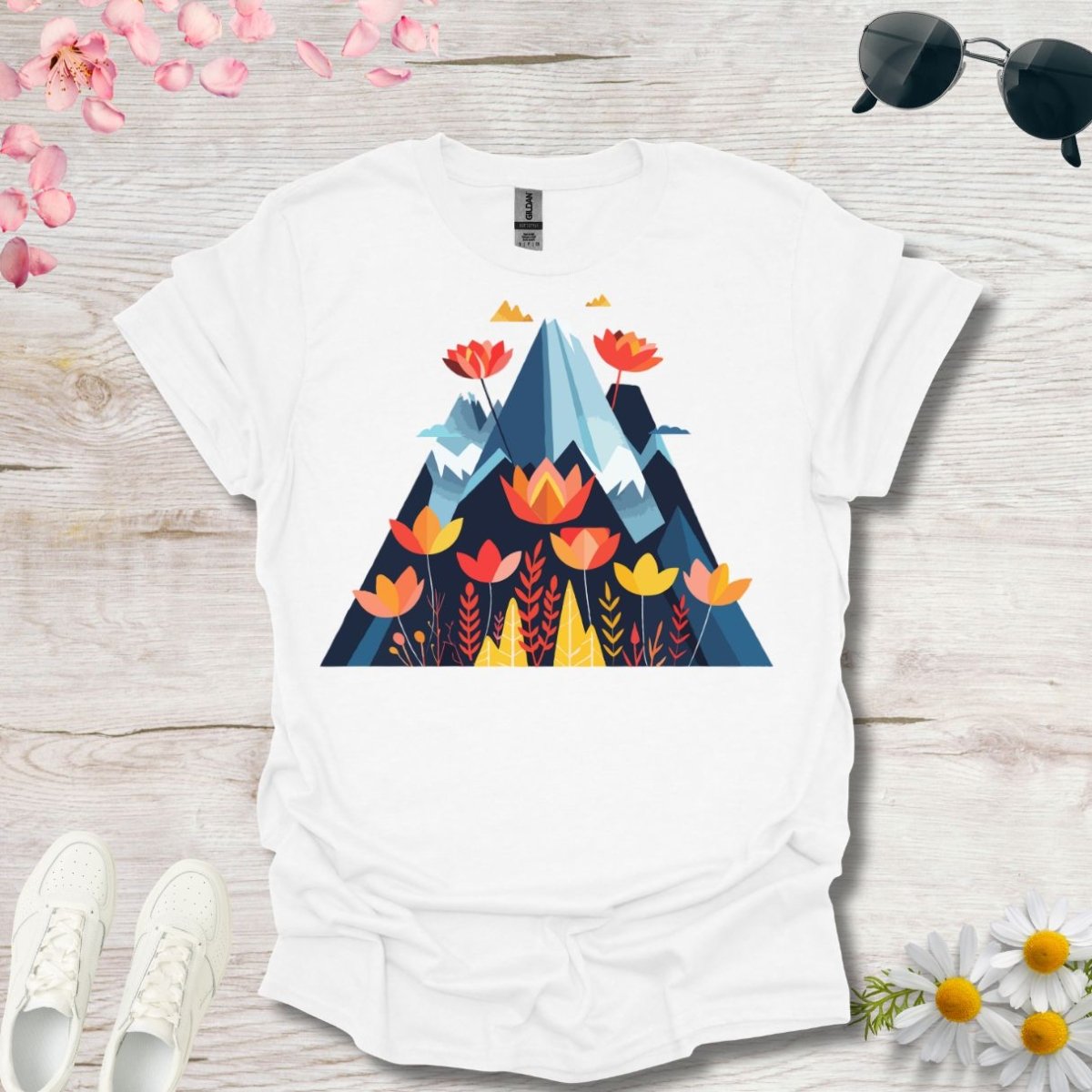 Alpine Blooms - Unisex Softstyle T - Shirt - Joyed Dot Store