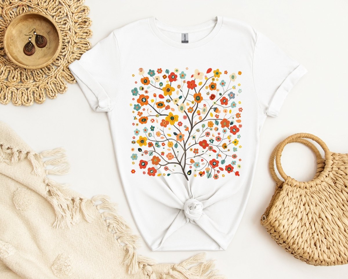 Branching Blooms - Unisex Softstyle T - Shirt - Joyed Dot Store