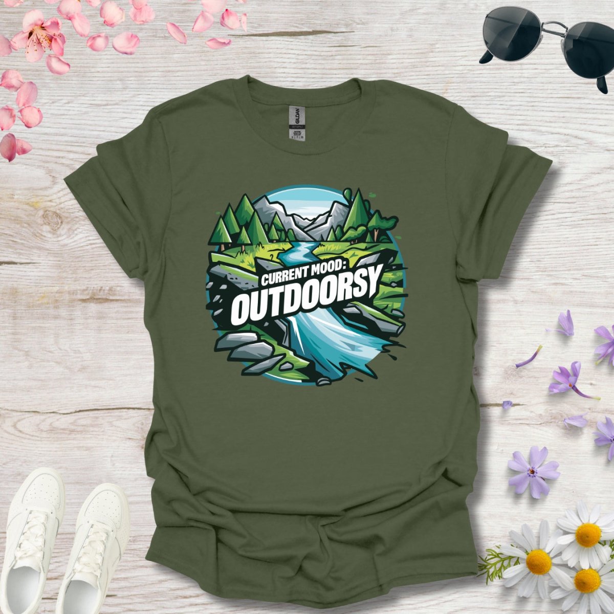Current Mood Outdoorsy - Unisex Softstyle T - Shirt - Joyed Dot Store