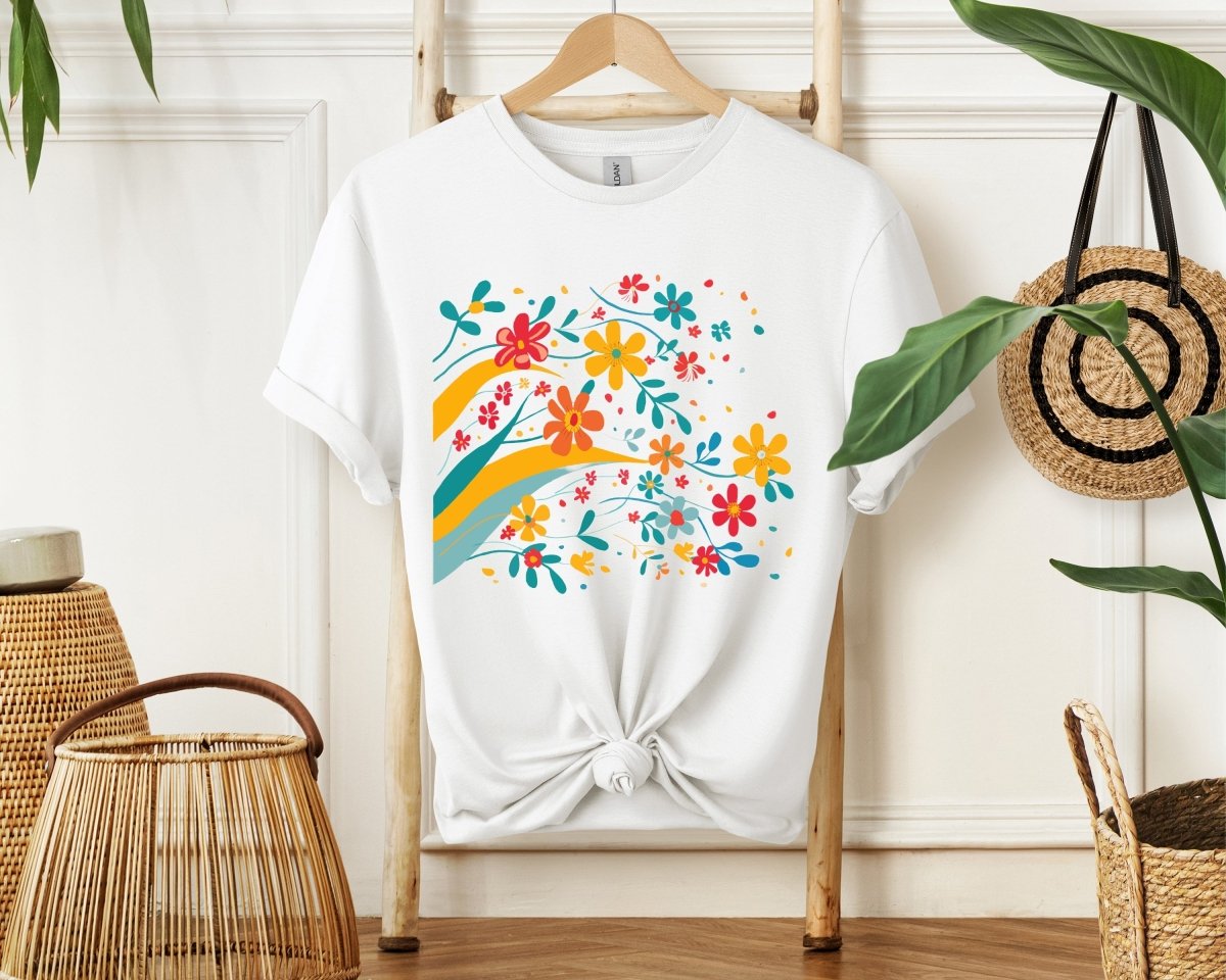 Floral Flow - Unisex Softstyle T - Shirt - Joyed Dot Store
