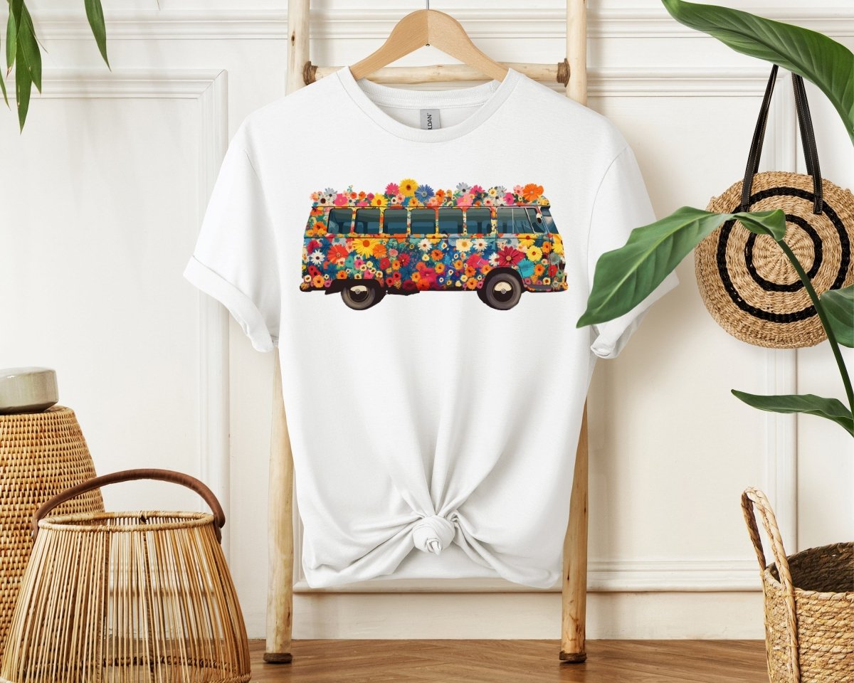 Floral Road Trip - Unisex Softstyle T - Shirt - Joyed Dot Store