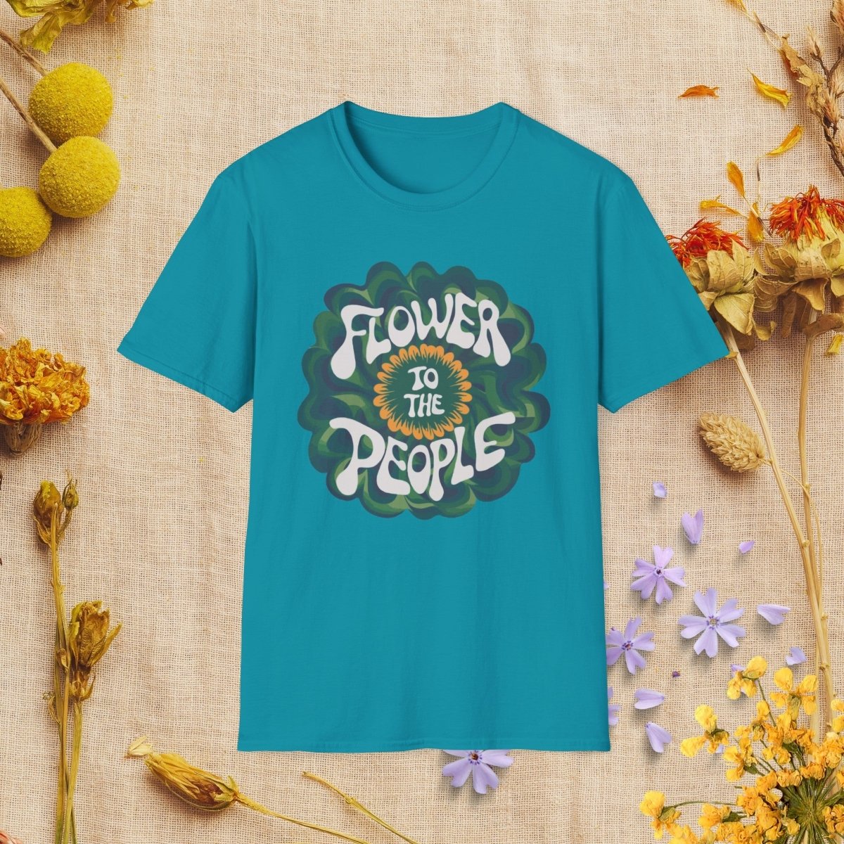 Flower to the People - Unisex Softstyle T - Shirt - Joyed Dot Store