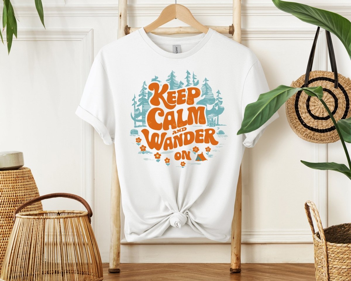Keep Calm and Wander On - Unisex Softstyle T - Shirt - Joyed Dot Store