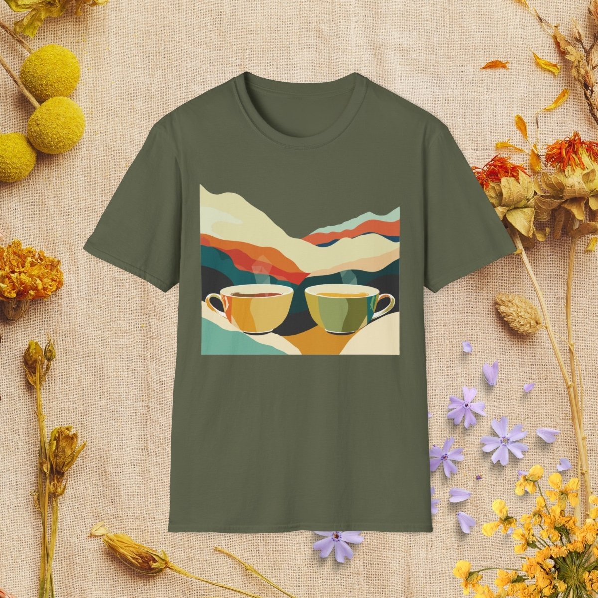 Mountain Mocha - Unisex Softstyle T - Shirt - Joyed Dot Store