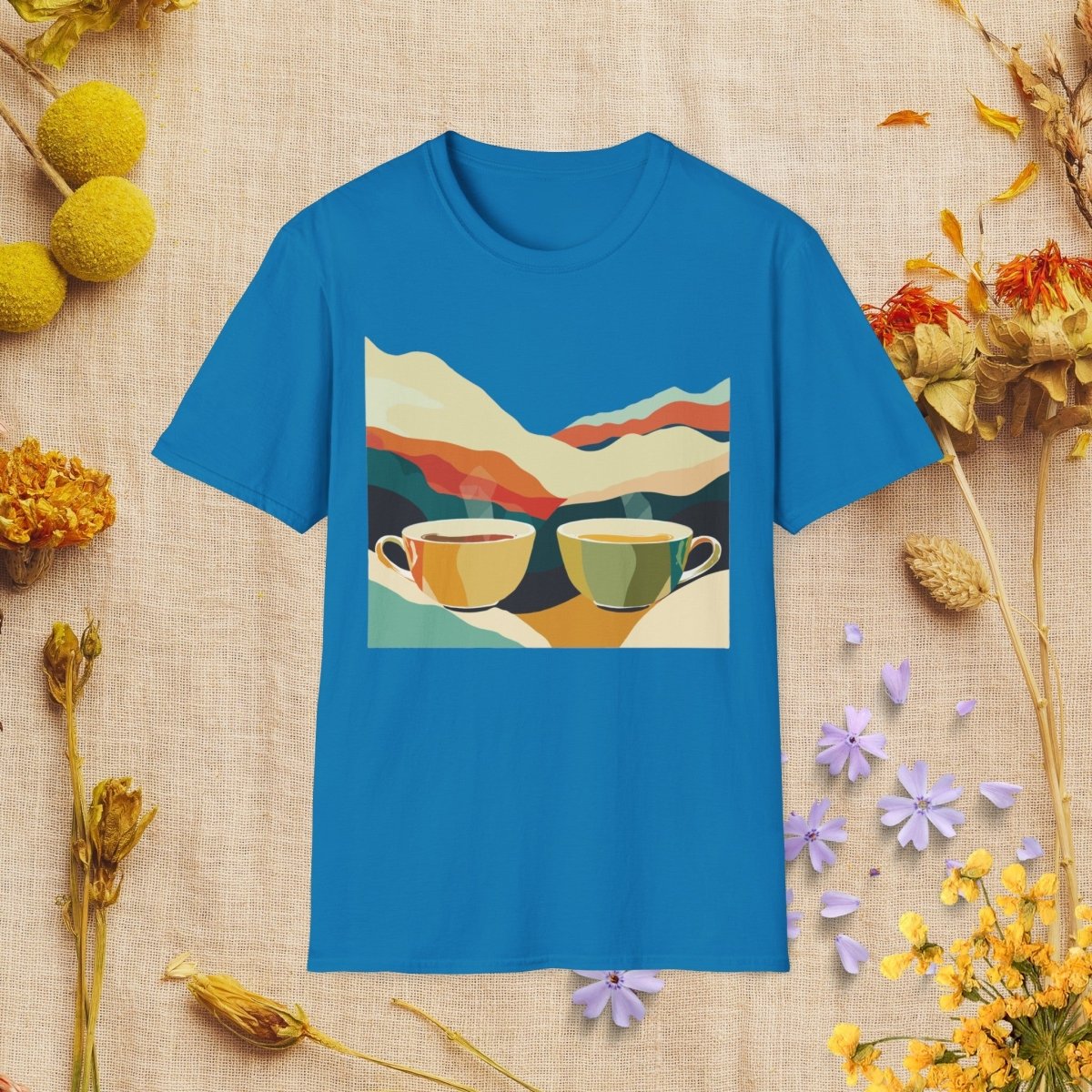 Mountain Mocha - Unisex Softstyle T - Shirt - Joyed Dot Store