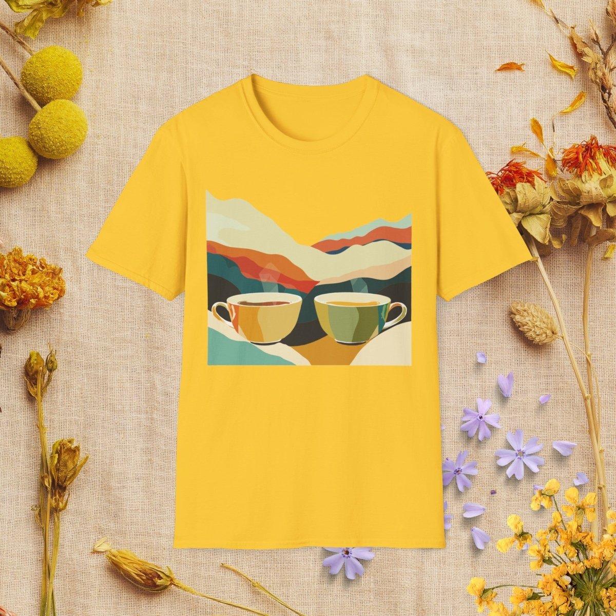 Mountain Mocha - Unisex Softstyle T - Shirt - Joyed Dot Store