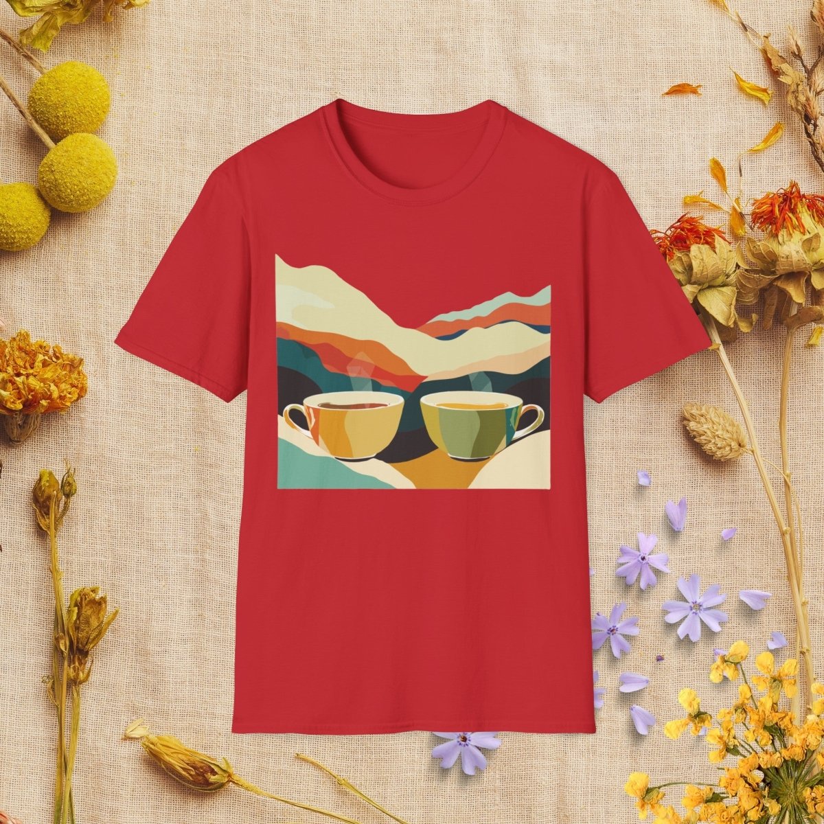 Mountain Mocha - Unisex Softstyle T - Shirt - Joyed Dot Store