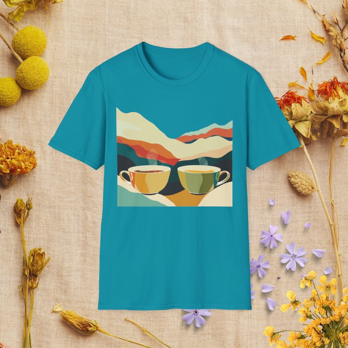 Mountain Mocha - Unisex Softstyle T - Shirt - Joyed Dot Store