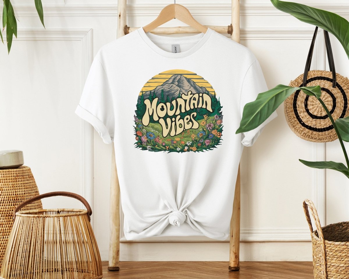 Mountain Vibes - Unisex Softstyle T - Shirt - Joyed Dot Store