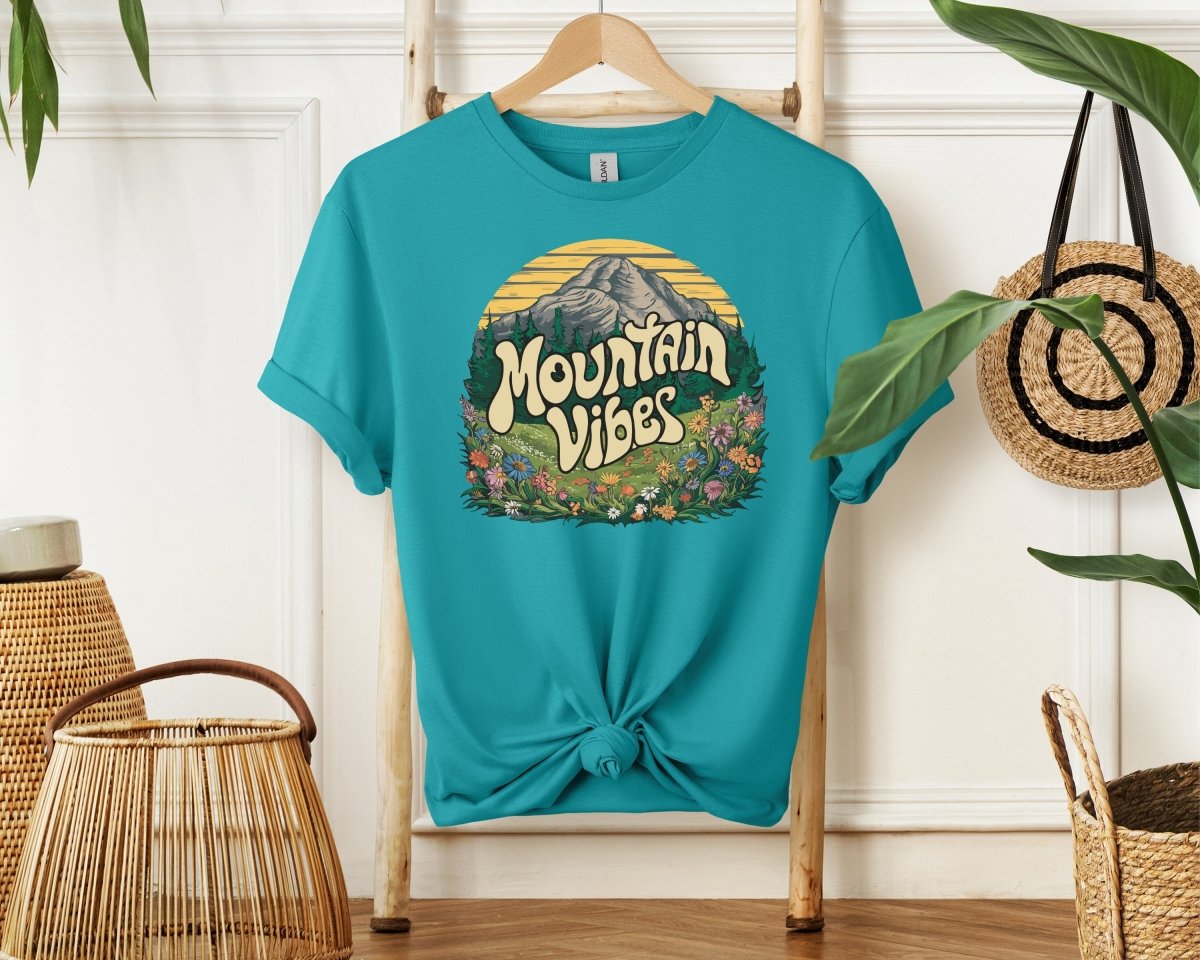 Mountain Vibes - Unisex Softstyle T - Shirt - Joyed Dot Store