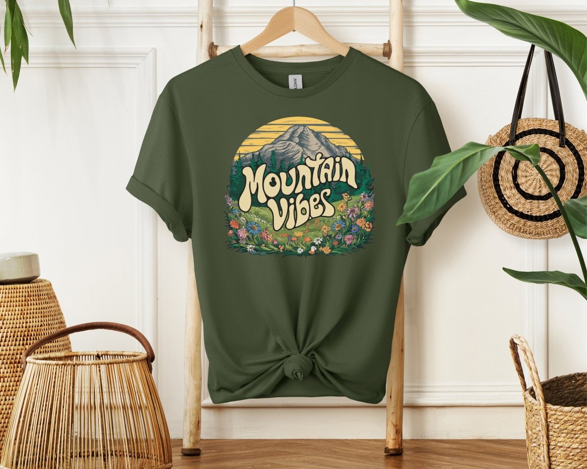 Mountain Vibes - Unisex Softstyle T - Shirt - Joyed Dot Store