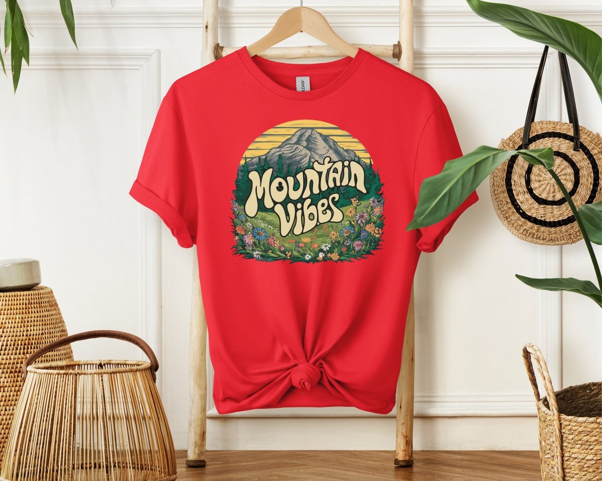 Mountain Vibes - Unisex Softstyle T - Shirt - Joyed Dot Store