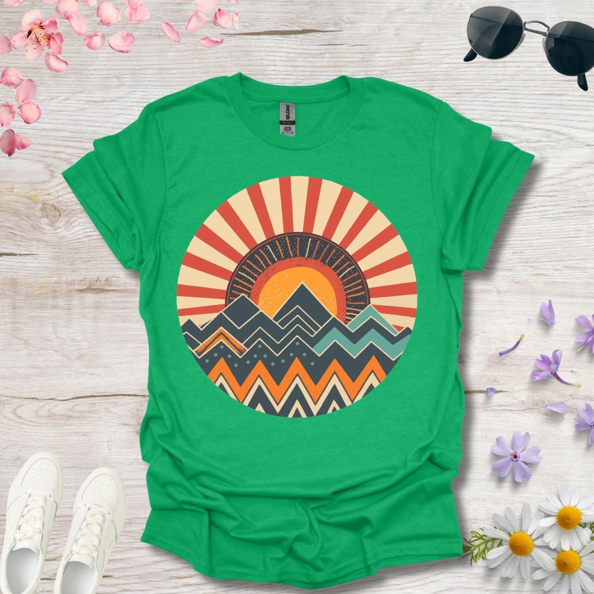 Retro Peaks - Unisex Softstyle T - Shirt - Joyed Dot Store