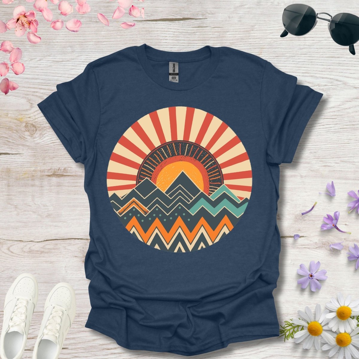 Retro Peaks - Unisex Softstyle T - Shirt - Joyed Dot Store