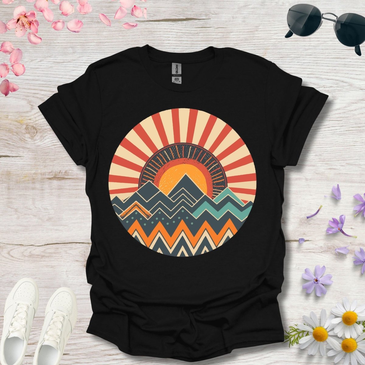 Retro Peaks - Unisex Softstyle T - Shirt - Joyed Dot Store