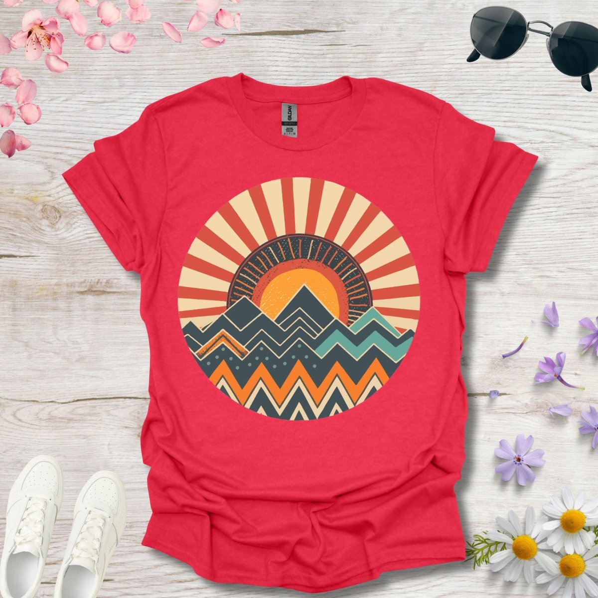 Retro Peaks - Unisex Softstyle T - Shirt - Joyed Dot Store