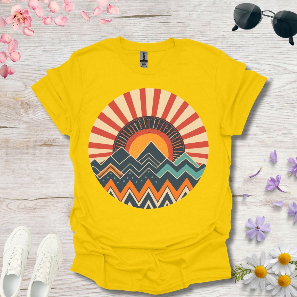 Retro Peaks - Unisex Softstyle T - Shirt - Joyed Dot Store