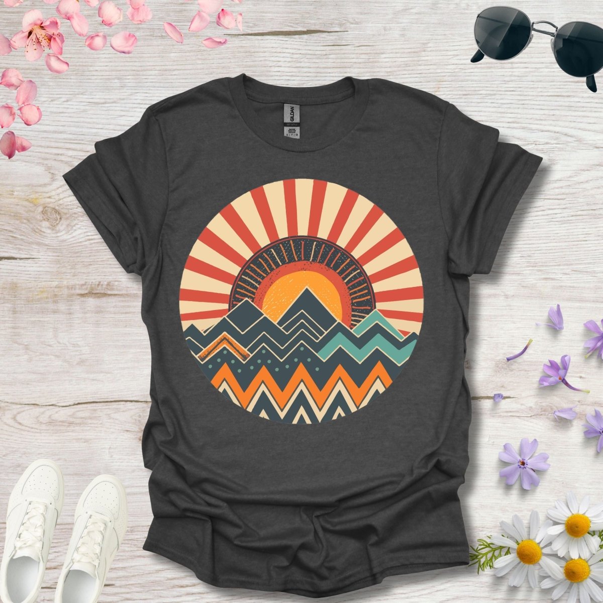 Retro Peaks - Unisex Softstyle T - Shirt - Joyed Dot Store
