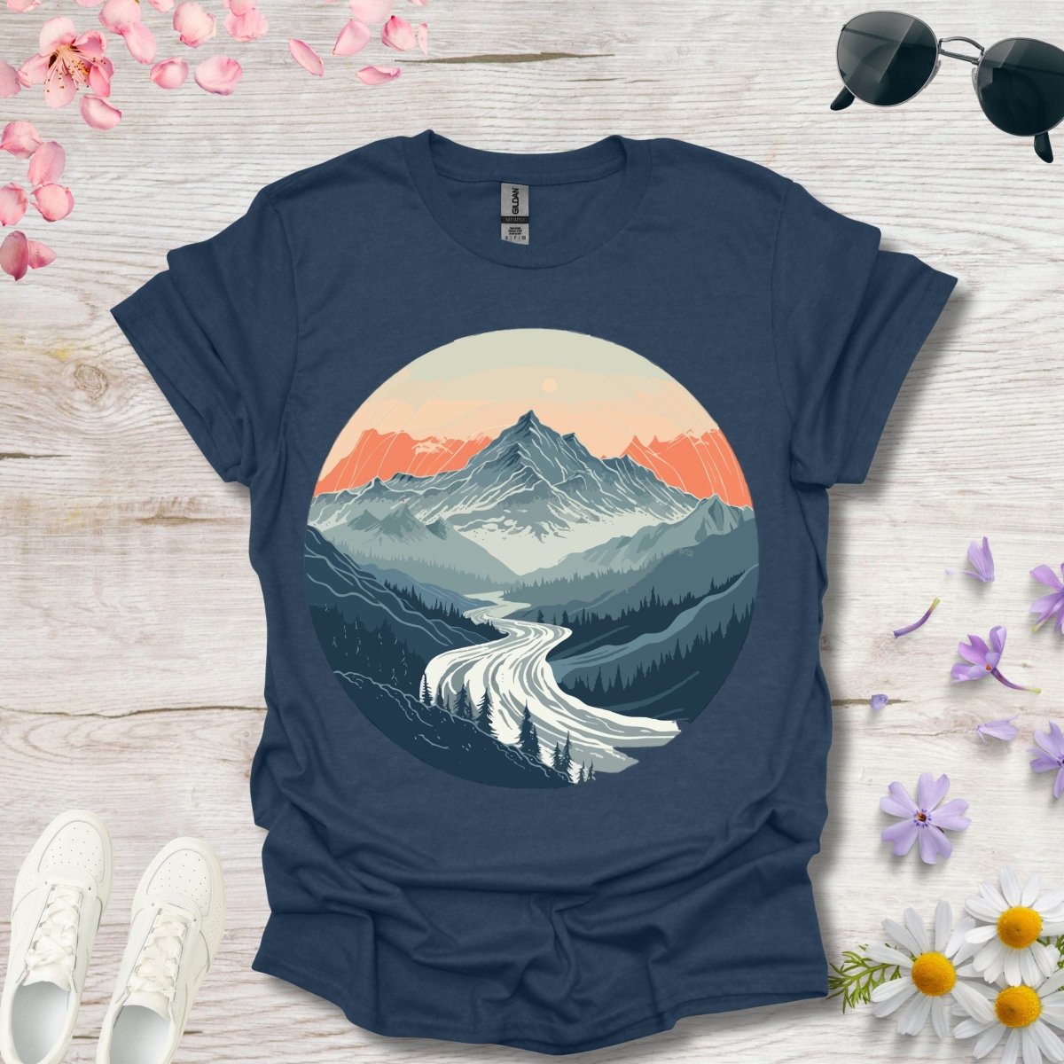Riverbend Peaks - Unisex Softstyle T - Shirt - Joyed Dot Store
