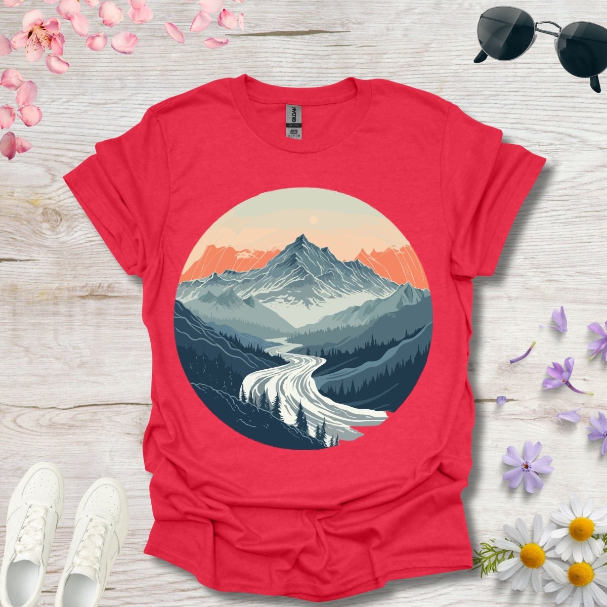 Riverbend Peaks - Unisex Softstyle T - Shirt - Joyed Dot Store