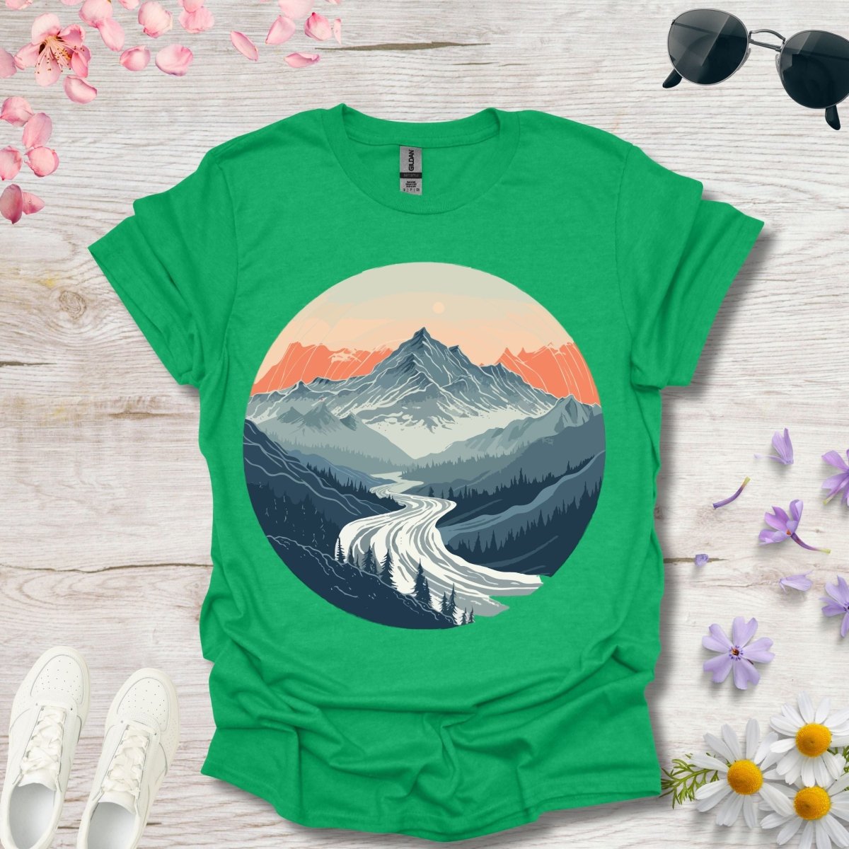 Riverbend Peaks - Unisex Softstyle T - Shirt - Joyed Dot Store