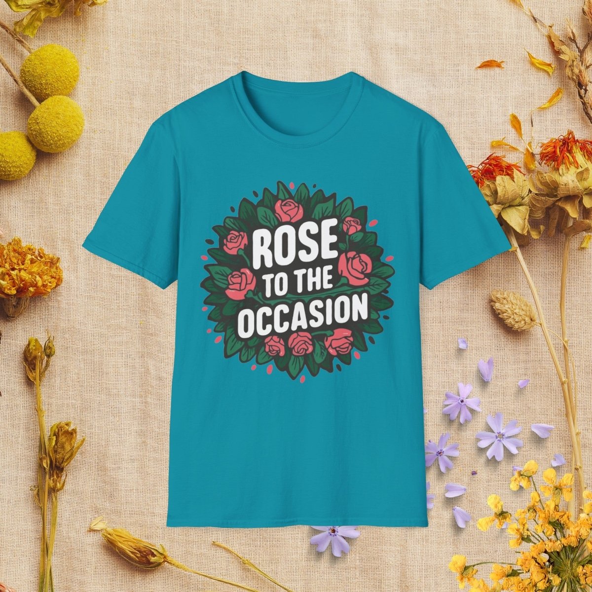 Rose to the occasion - Unisex Softstyle T - Shirt - Joyed Dot Store
