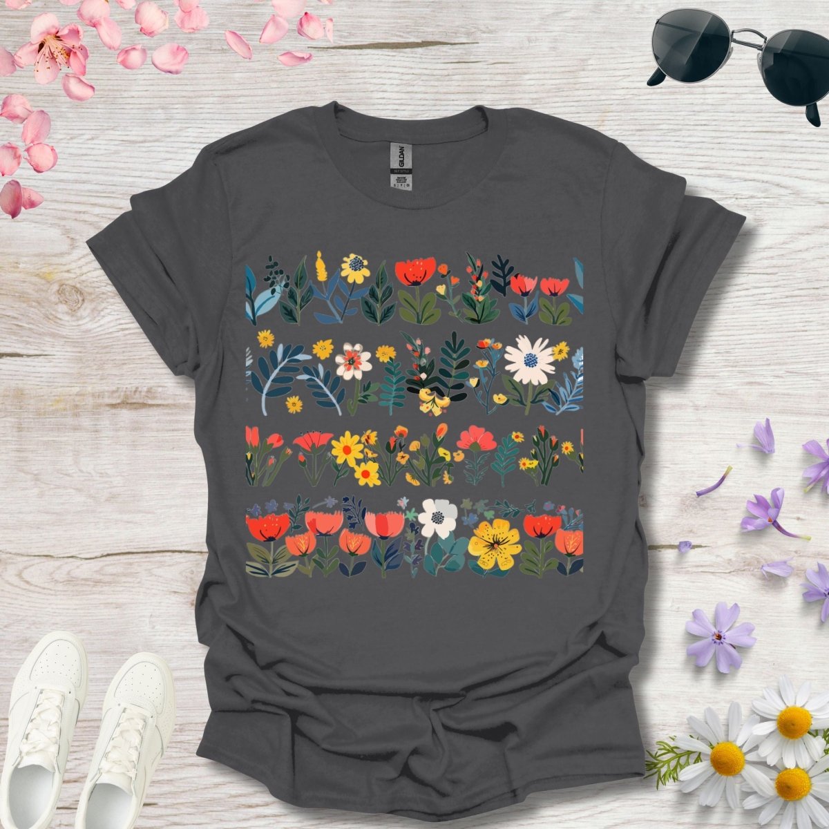 Springtime Stripes - Unisex Softstyle T - Shirt - Joyed Dot Store