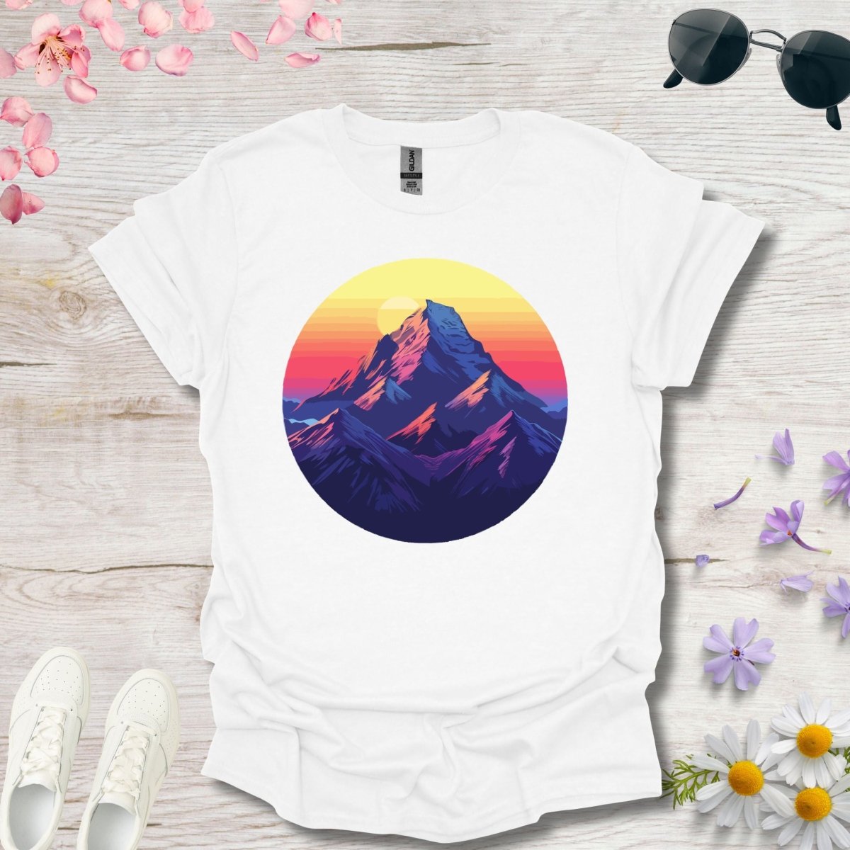 Sunset Summit - Unisex Softstyle T - Shirt - Joyed Dot Store