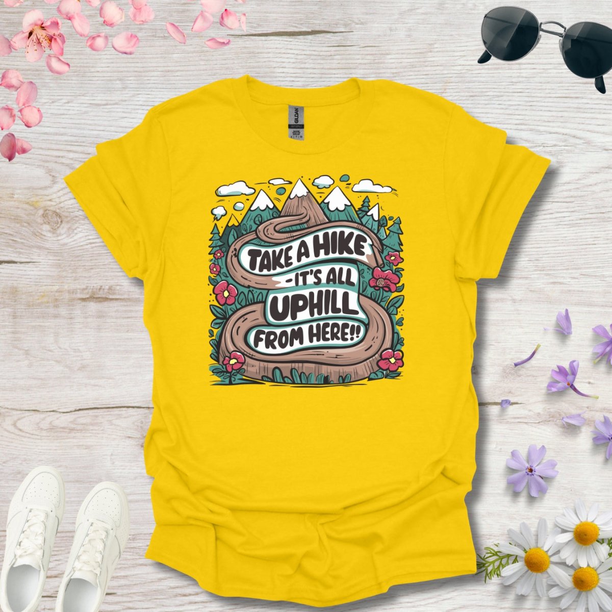 Take a Hike - Unisex Softstyle T - Shirt - Joyed Dot Store
