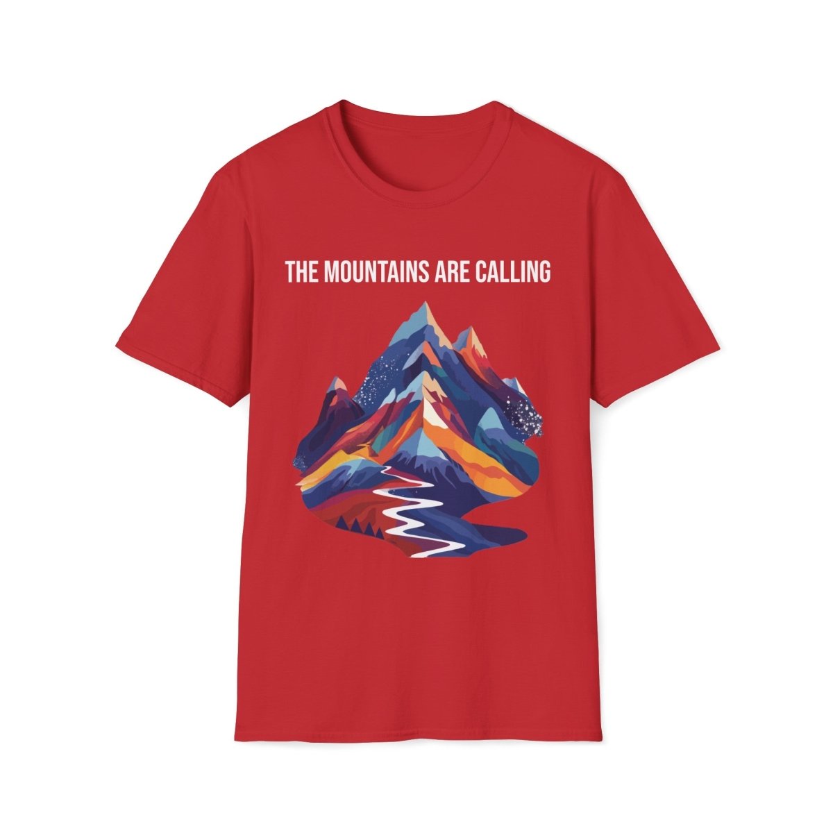 The Mountains are Calling - Unisex Softstyle T - Shirt - Joyed Dot Store