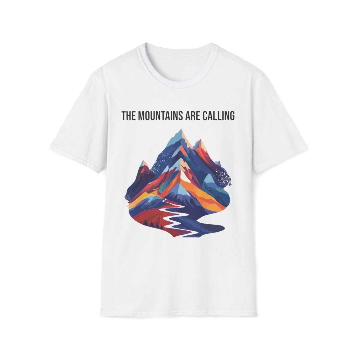 The Mountains are Calling - Unisex Softstyle T - Shirt - Joyed Dot Store