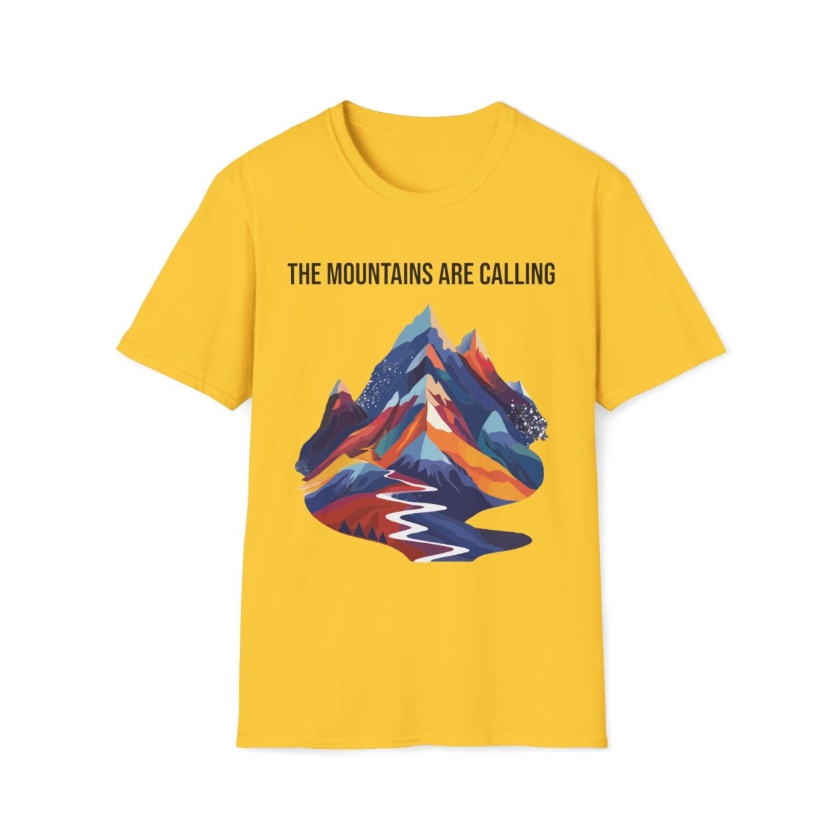 The Mountains are Calling - Unisex Softstyle T - Shirt - Joyed Dot Store