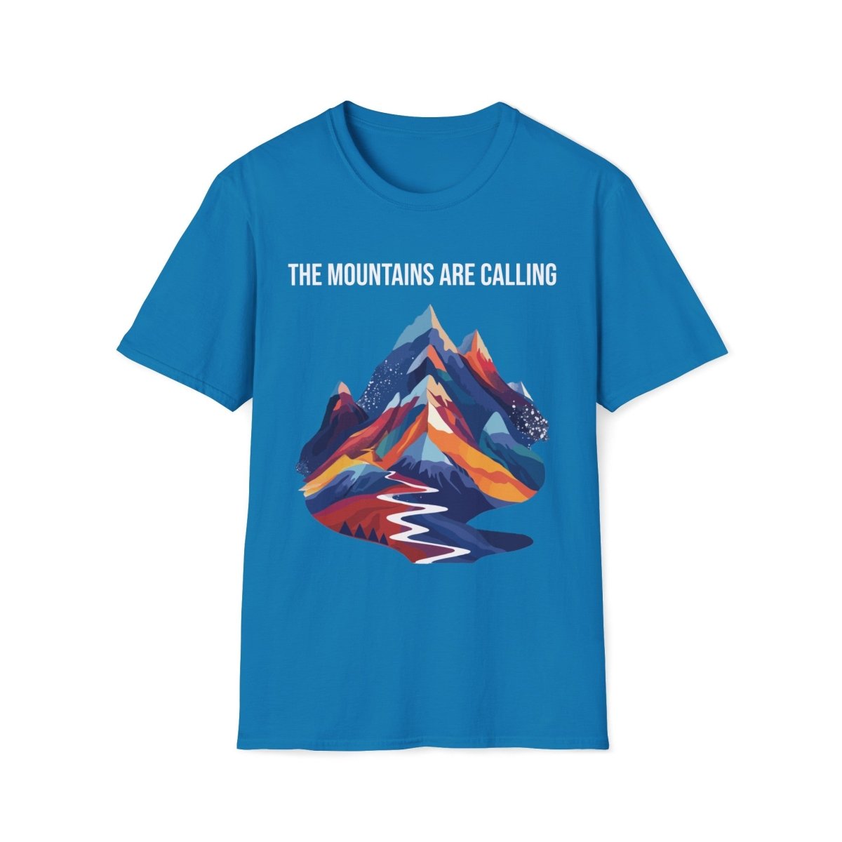 The Mountains are Calling - Unisex Softstyle T - Shirt - Joyed Dot Store