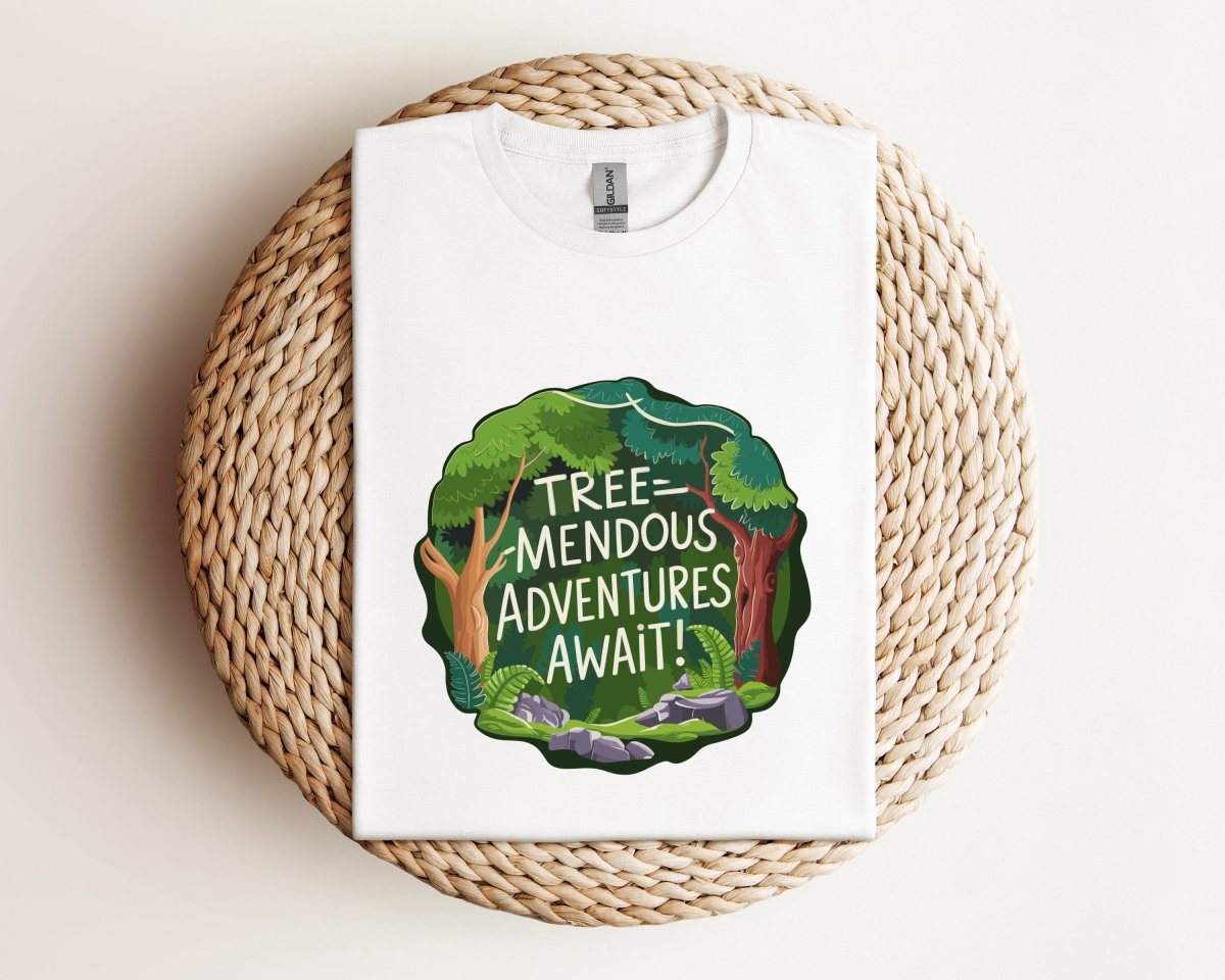 Treemendous Adventures Await - Unisex Softstyle T - Shirt - Joyed Dot Store