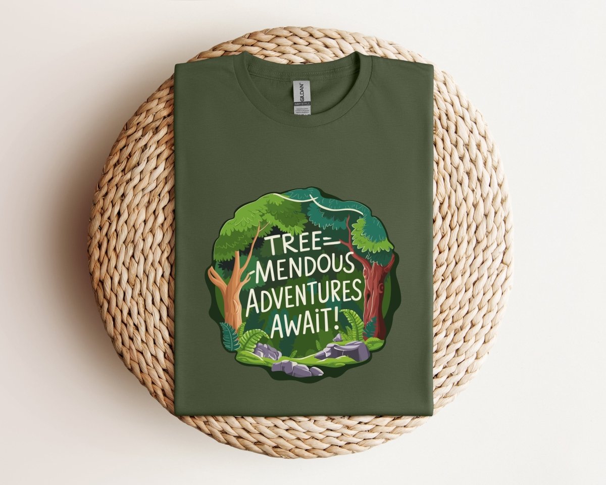 Treemendous Adventures Await - Unisex Softstyle T - Shirt - Joyed Dot Store