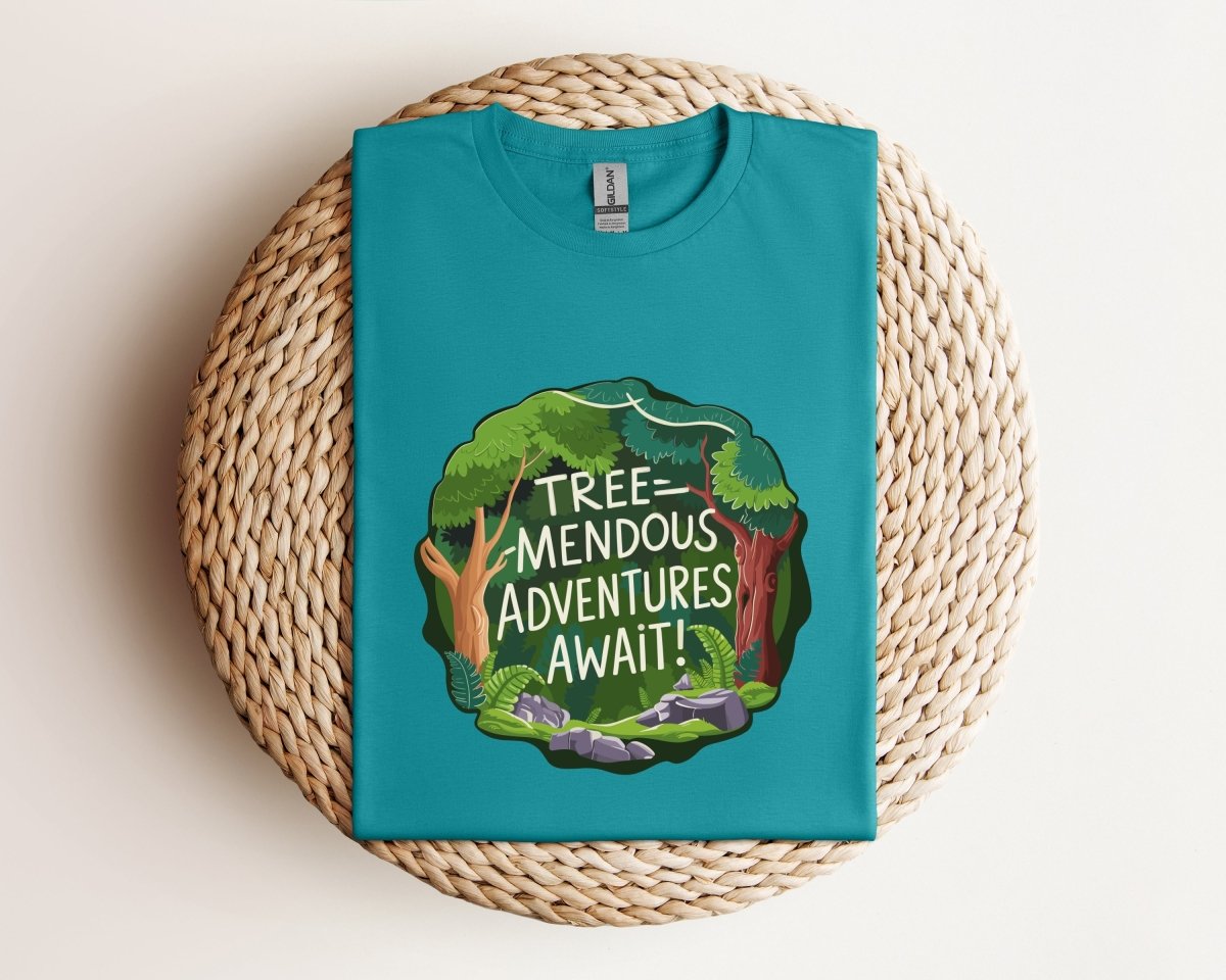 Treemendous Adventures Await - Unisex Softstyle T - Shirt - Joyed Dot Store