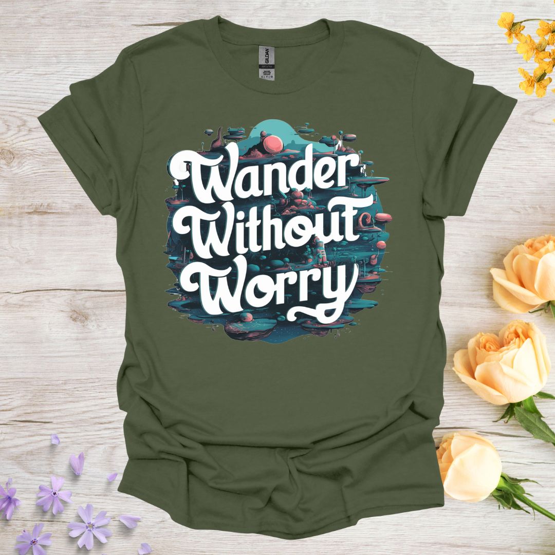 Wander Without Worry - Unisex Softstyle T - Shirt - Joyed Dot Store