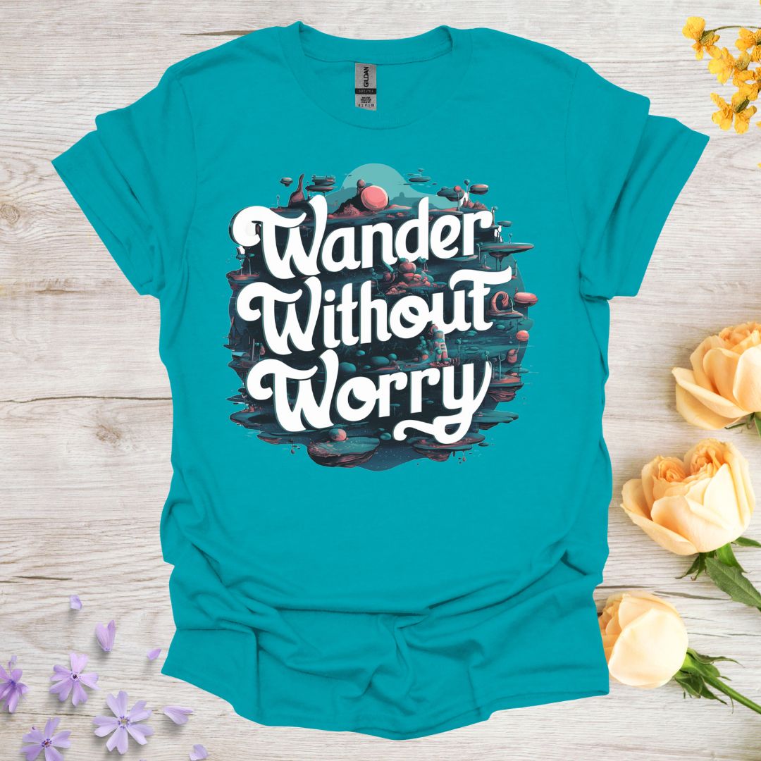 Wander Without Worry - Unisex Softstyle T - Shirt - Joyed Dot Store