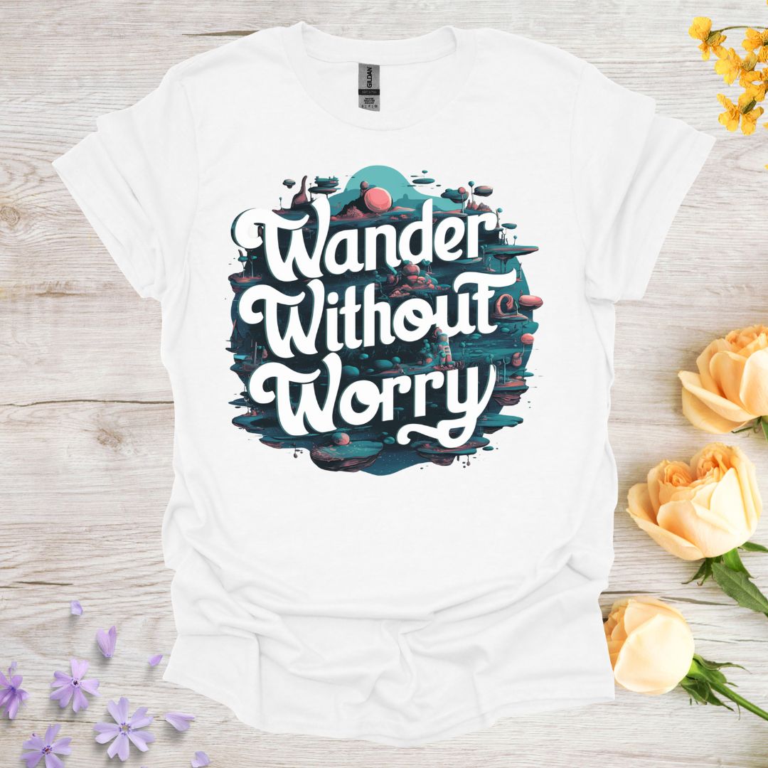 Wander Without Worry - Unisex Softstyle T - Shirt - Joyed Dot Store