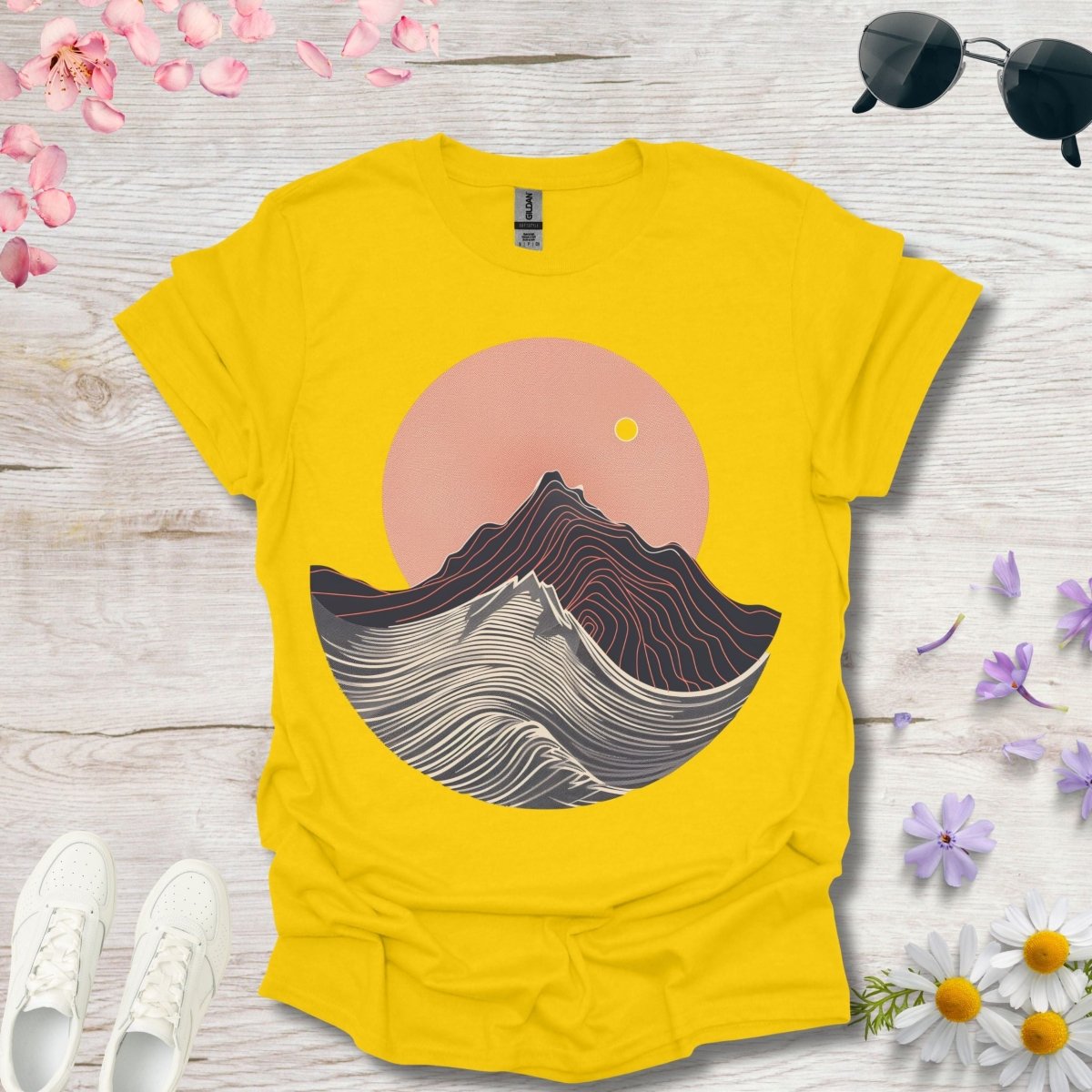 Wavy Summit - Unisex Softstyle T - Shirt - Joyed Dot Store