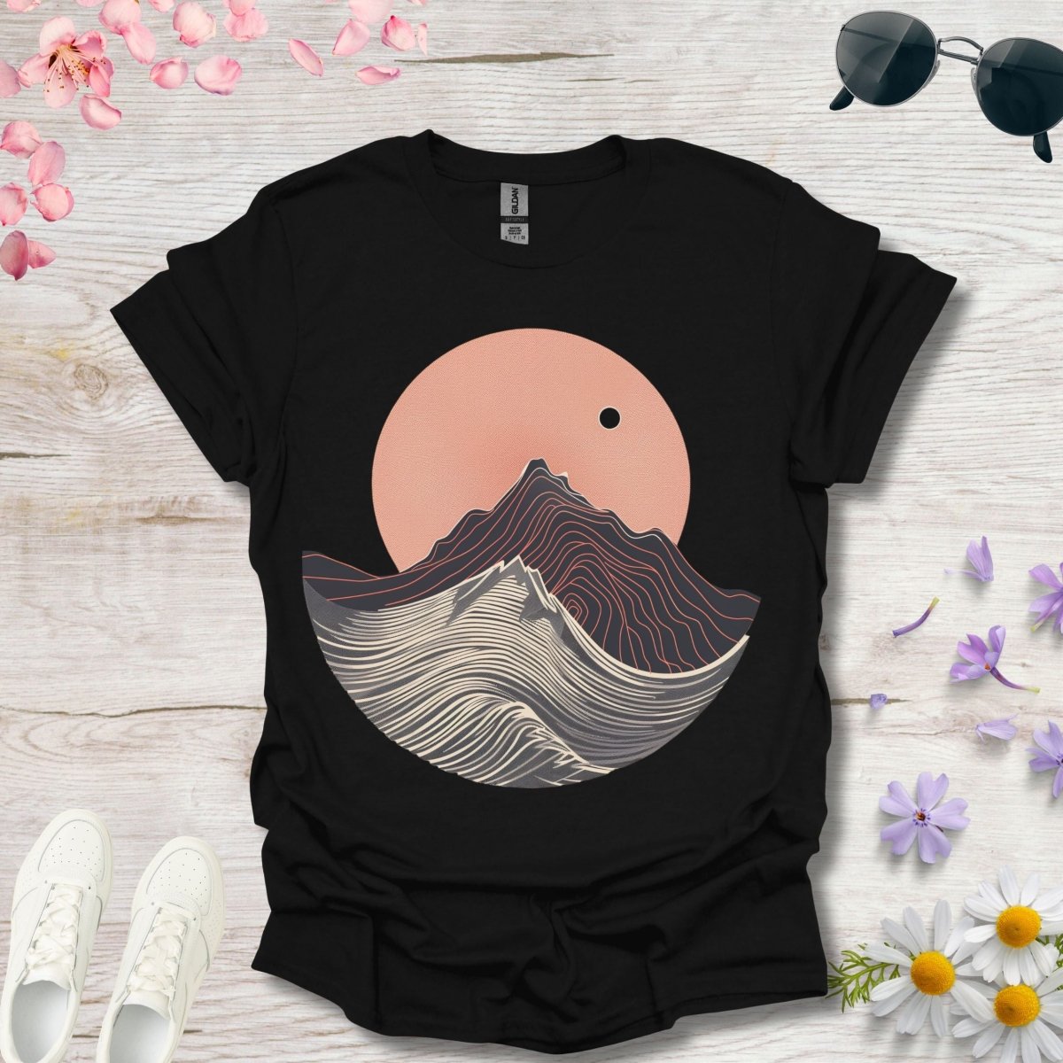 Wavy Summit - Unisex Softstyle T - Shirt - Joyed Dot Store