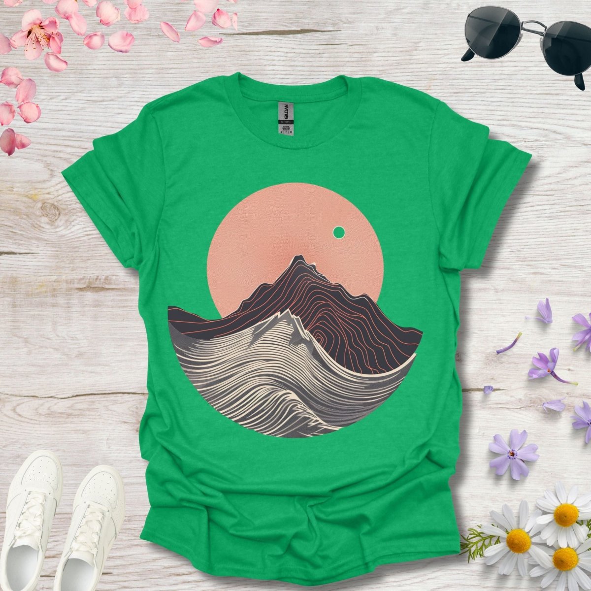 Wavy Summit - Unisex Softstyle T - Shirt - Joyed Dot Store