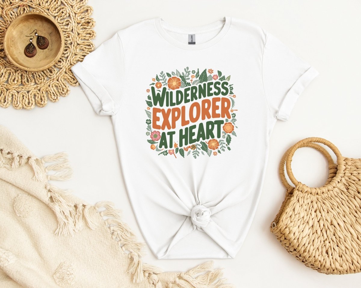 Wilderness Explorer at Heart - Unisex Softstyle T - Shirt - Joyed Dot Store