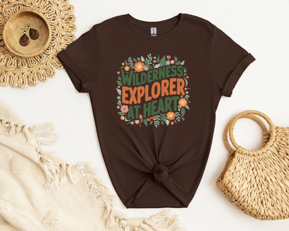 Wilderness Explorer at Heart - Unisex Softstyle T - Shirt - Joyed Dot Store