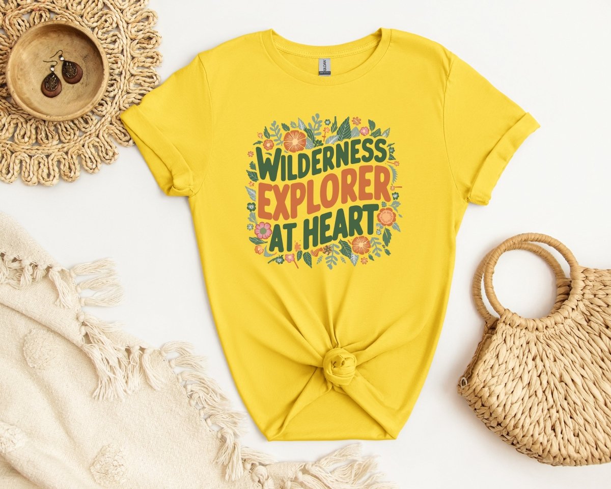 Wilderness Explorer at Heart - Unisex Softstyle T - Shirt - Joyed Dot Store