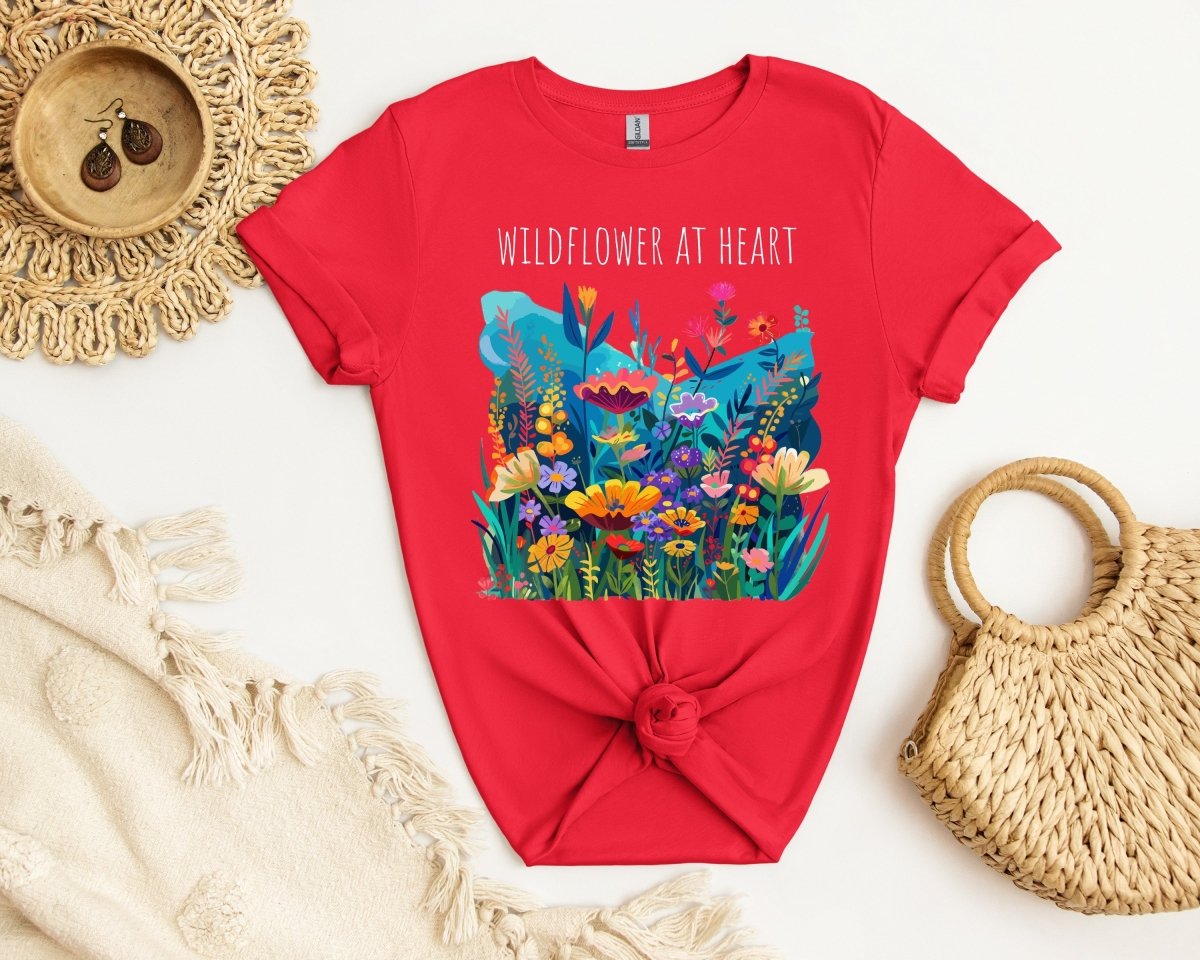 Wildflower at Heart - Unisex Softstyle T - Shirt - Joyed Dot Store