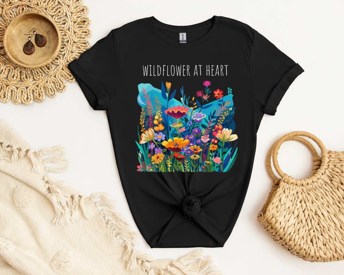 Wildflower at Heart - Unisex Softstyle T - Shirt - Joyed Dot Store