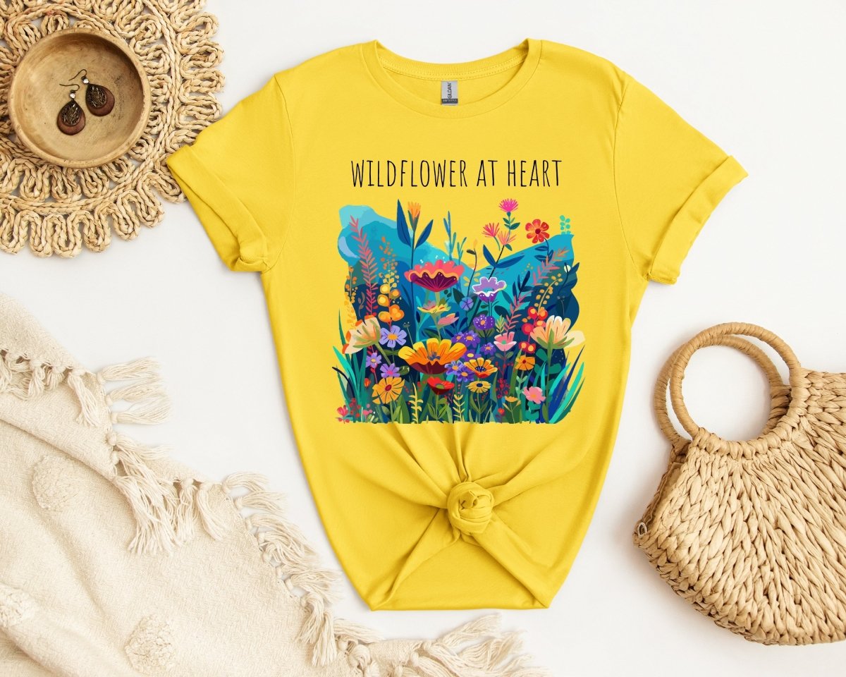 Wildflower at Heart - Unisex Softstyle T - Shirt - Joyed Dot Store