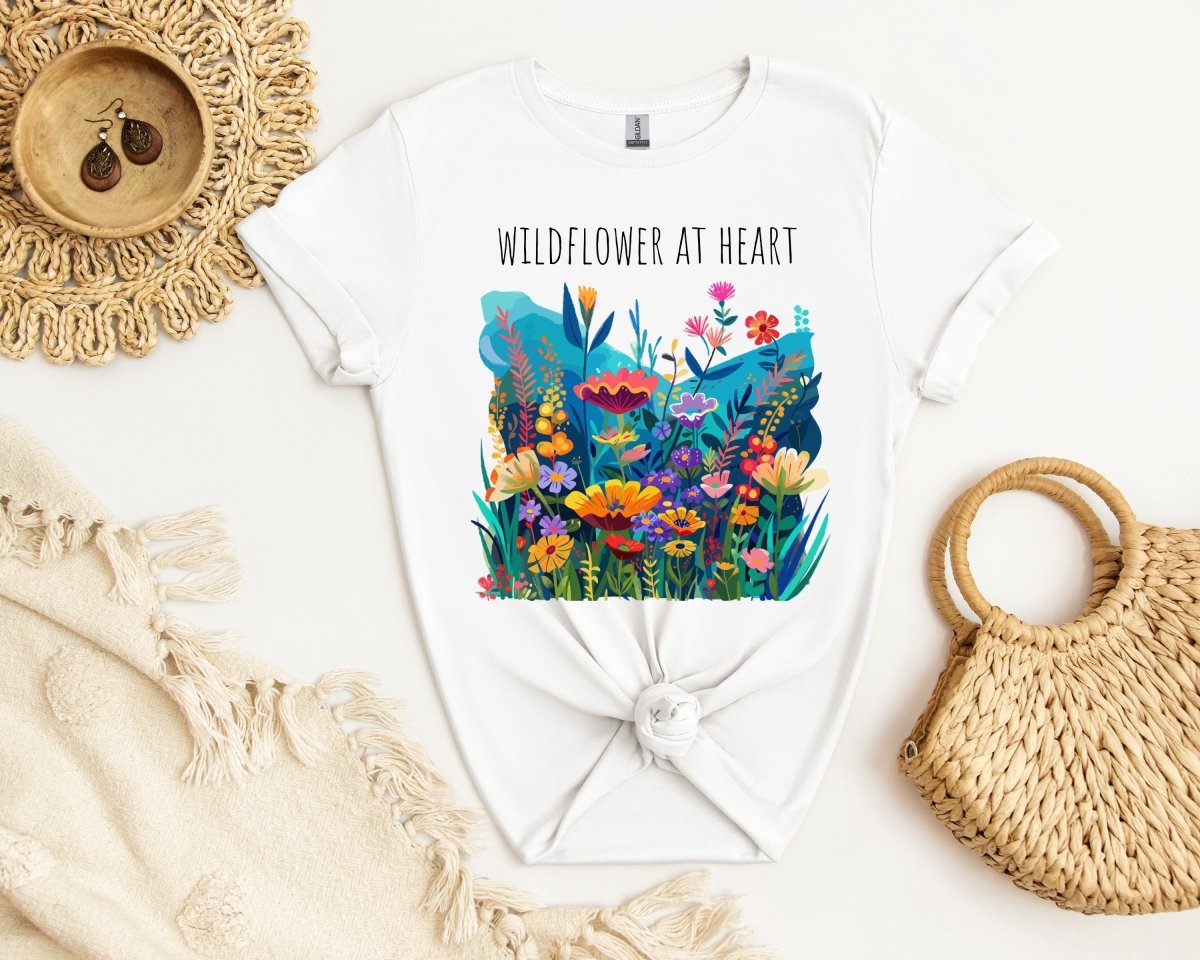 Wildflower at Heart - Unisex Softstyle T - Shirt - Joyed Dot Store